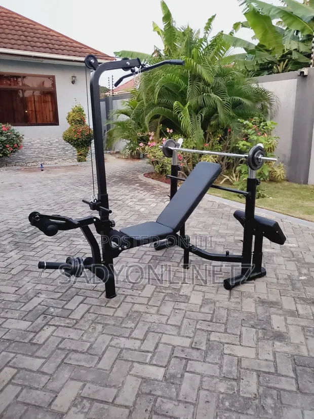 Heavy-Duty Commercial Multi-Exercise Gym Bench - 1