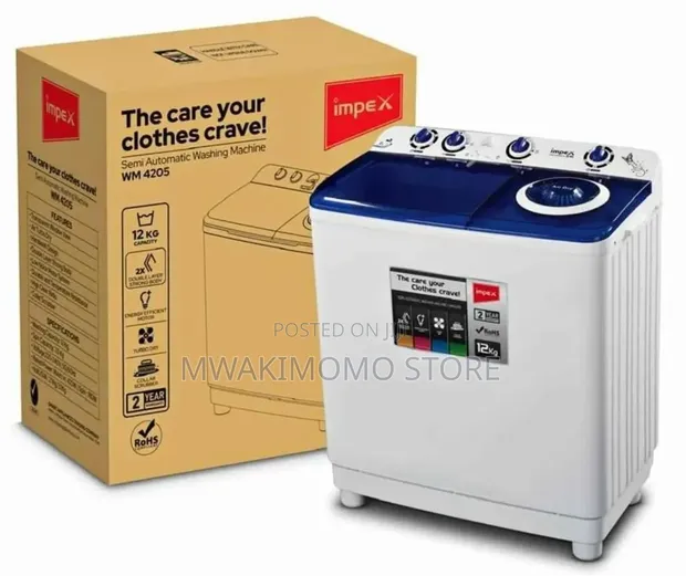 Impex WM 4205 Semi-Automatic Washing Machine 7KG - 1