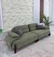 Modern 3-Seater Sofa with Fiber Filling - 2
