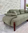 Modern 3-Seater Sofa with Fiber Filling - 4