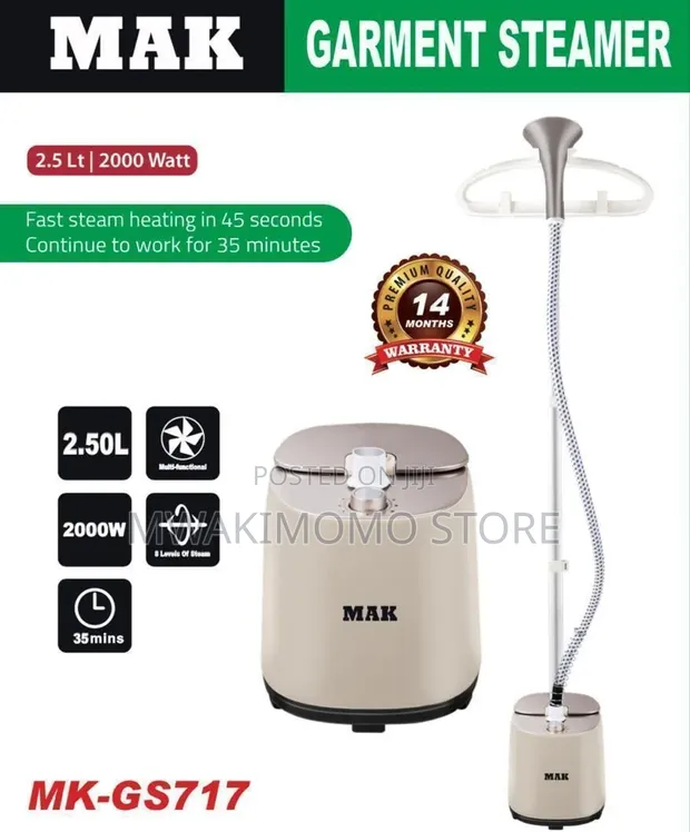 MAK Garment Steamer (Model: MK-GS717) - 1
