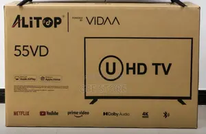 Alitop 55" Smart TV ya UHD Inayotumia VIDAA
