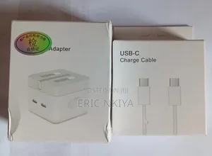 50W Fast Charge Adapter with 2 Type-C Ports