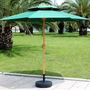 Foldable Waterproof Wooden Sun Umbrella