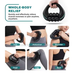 Rechargeable Rolling Percussive Massager - Deep Tissue Muscle Roller