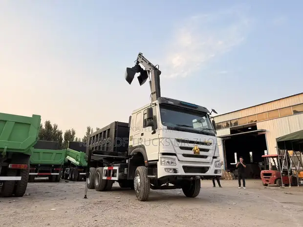 CNHTC Howo 6x4 Grab Dump Truck - Imetumika - 1