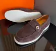 Dior Suede Loafers - Classic White Rubber Sole - 5