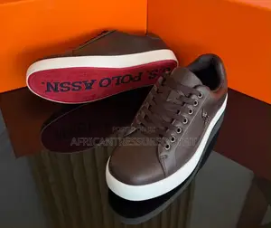 U.S. Polo Assn. Sneakers za Kufunga Kamba na Soli Nene Nyeupe