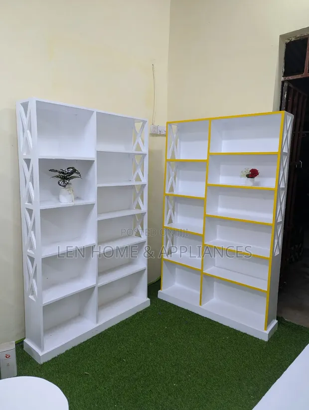 Brand New Shoe Rack - White and Yellow - 1