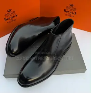 Berwick 1707 Leather Boots with Side Zipper