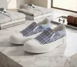 Alexander McQueen Slip-On Sneakers - Plaid Pattern - 1