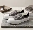 Alexander McQueen Slip-On Sneakers - Plaid Pattern - 2