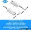 USB-C to 3.5mm Audio Adapter (16bit/48KHz) - 3