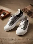 Alexander McQueen Plaid Platform Sneakers - 3