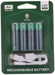 4-Pack Green Lion AAA 1.6V Zn-Ni Rechargeable Batteries - 2