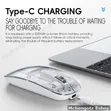 MS-038B Transparent Wireless Rechargeable Mouse - 4
