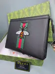 Gucci Signature Web Pouch Bag - Leather & Nylon - 3