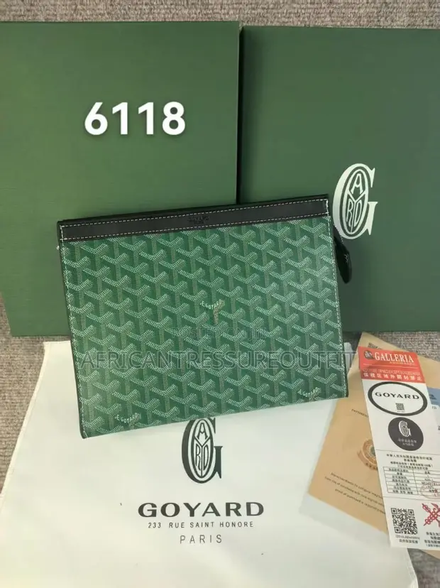 Goyard Senat MM Clutch Goyardine Coated Canvas Handbag - 1
