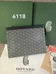 Goyard Senat MM Clutch Goyardine Coated Canvas Handbag - 3