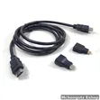 Multifunction High-Speed HDMI 3-in-1 Cable (Micro/Mini) - 2