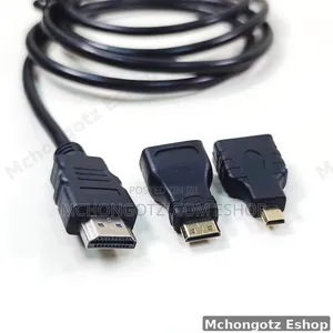 Multifunction High-Speed HDMI 3-in-1 Cable (Micro/Mini)