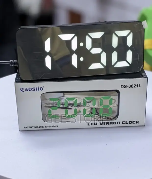 Kioo cha Saa cha Dijitali cha LED cha Kisasa cha Gaosiio DS-3821L - 1