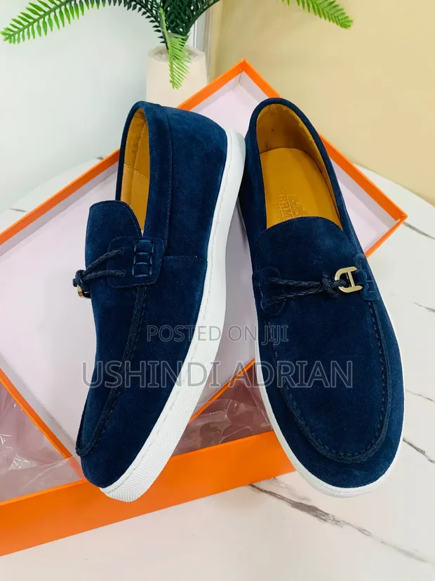 New Hermes Shoes - Quality Leather, Full Boxed - 1