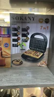 Sokany 7-in-1 Sandwich Maker Set 750W - 1
