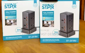 Winning Star ST-2318U Power Socket Tower with USB Charging Ports