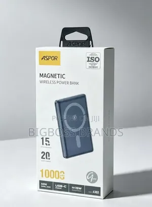 Magnetic Wireless Power Bank 10000 mAh 15W