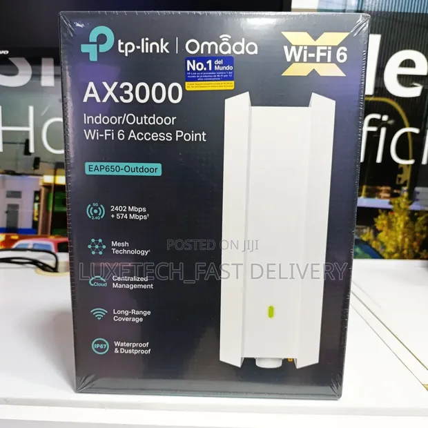 TP-Link Omada EAP650-Outdoor AX3000 WiFi 6 Access Point - 1