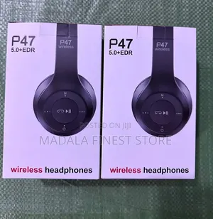 A-Audio P47 Wireless On-Ear Headphones - Black