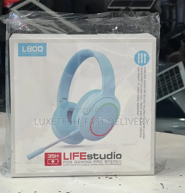 Life Studio L800 RGB Gaming Wireless Headphones - 1