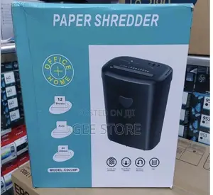 CD228P Office/Home Paper Shredder - 12-Sheet Cross-Cut