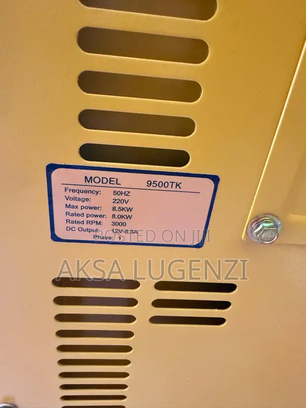 Japan Power 9500TK 8.5kW Diesel Generator - 1