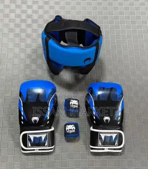 Boxing Kit: Head Guard, Gloves, Hand Wraps
