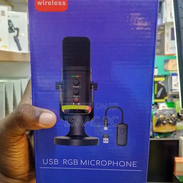 USB RGB Microphone with Wireless Connection - 1
