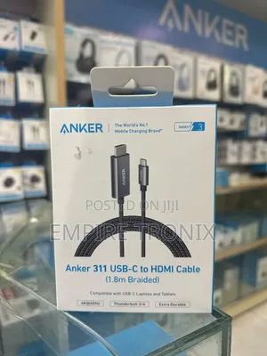 Anker 311 USB-C to HDMI Cable 1.8m Braided - 4K 60Hz