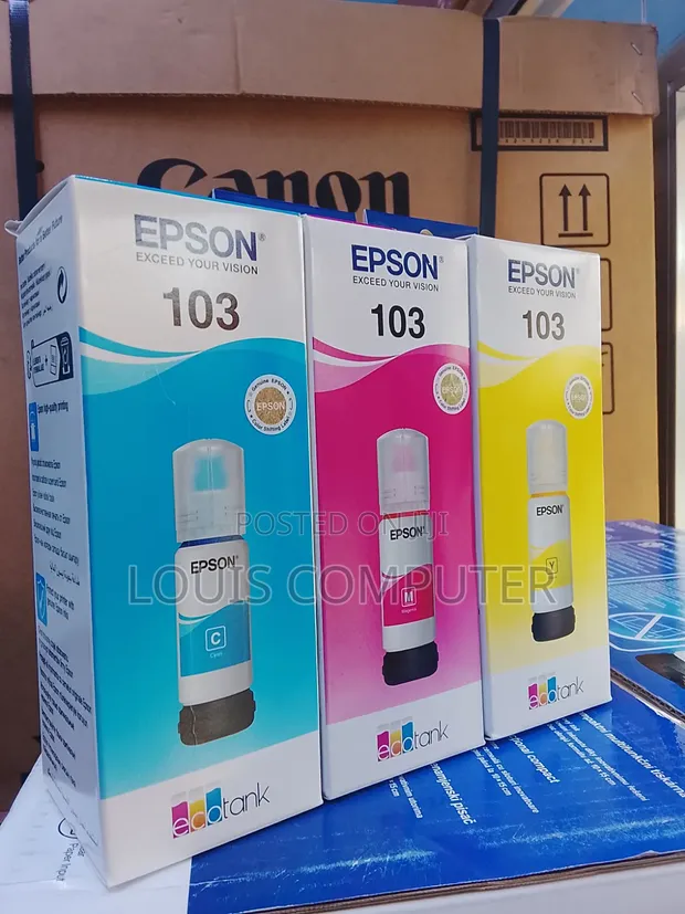 Epson 103 Genuine Ink Bottle - 1
