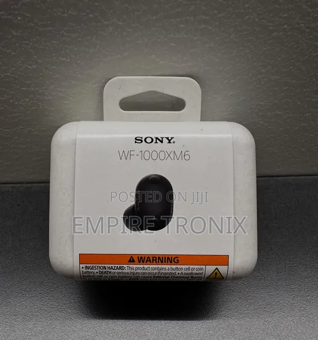 Sony WF-1000XM6 Wireless Noise Cancelling Earbuds - Black - 1