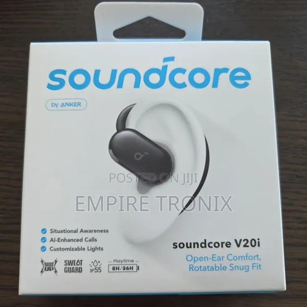 Soundcore V20i Vipuli vya Masikioni vya Open-Ear Wireless - 1