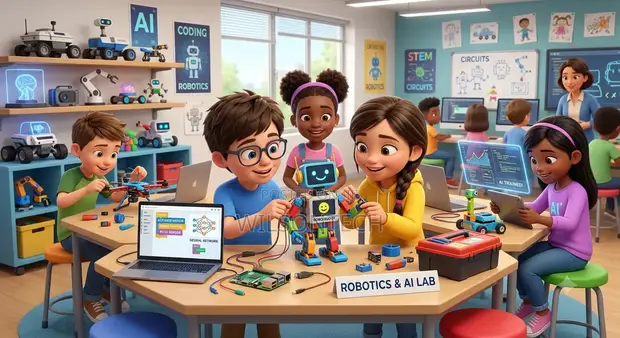 Robotics and AI Classes for Kids by WilsonTech - 1