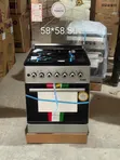 EvoQ 58x58cm Cooker - 3 Gas + 1 Electric Burner with Electric Oven - 1