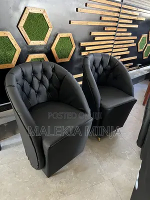Black Leather Armchairs