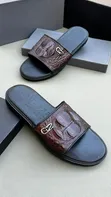 New Dolce & Gabbana Leather Sandals - Black - 2