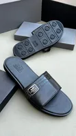 New Dolce & Gabbana Leather Sandals - Black - 3