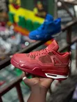 Men's Air Jordan 4 Sneakers - Leather, New Colors - 2