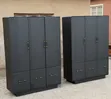 Wood-Mode Black Wardrobe - 3 Doors - 1