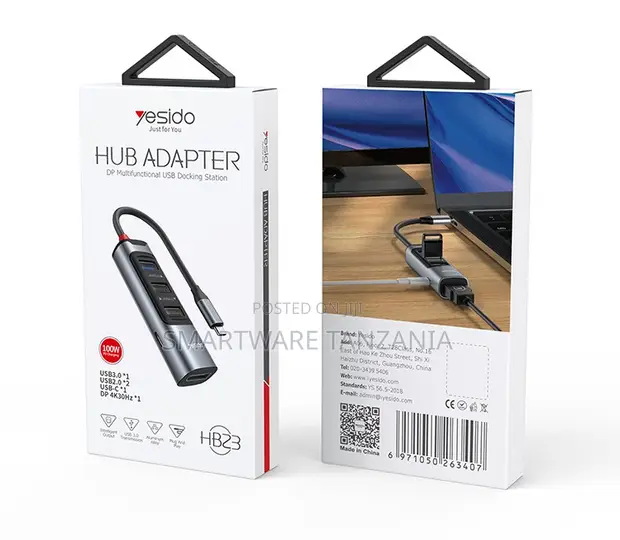 Yesido Multifunctional USB Docking Station 100W PD - 1