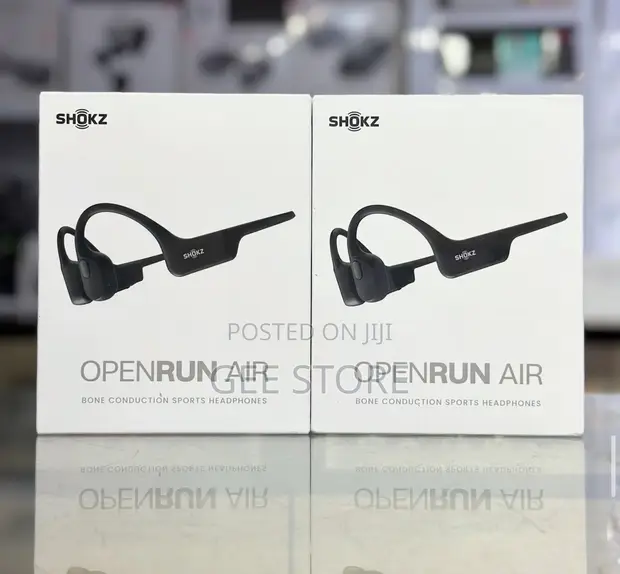 Shokz Openrun Air Bone Conduction Headphones - Black - 1